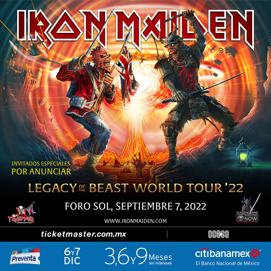 Iron Maiden regresa a CDMX – RUIDO MAGAZINE