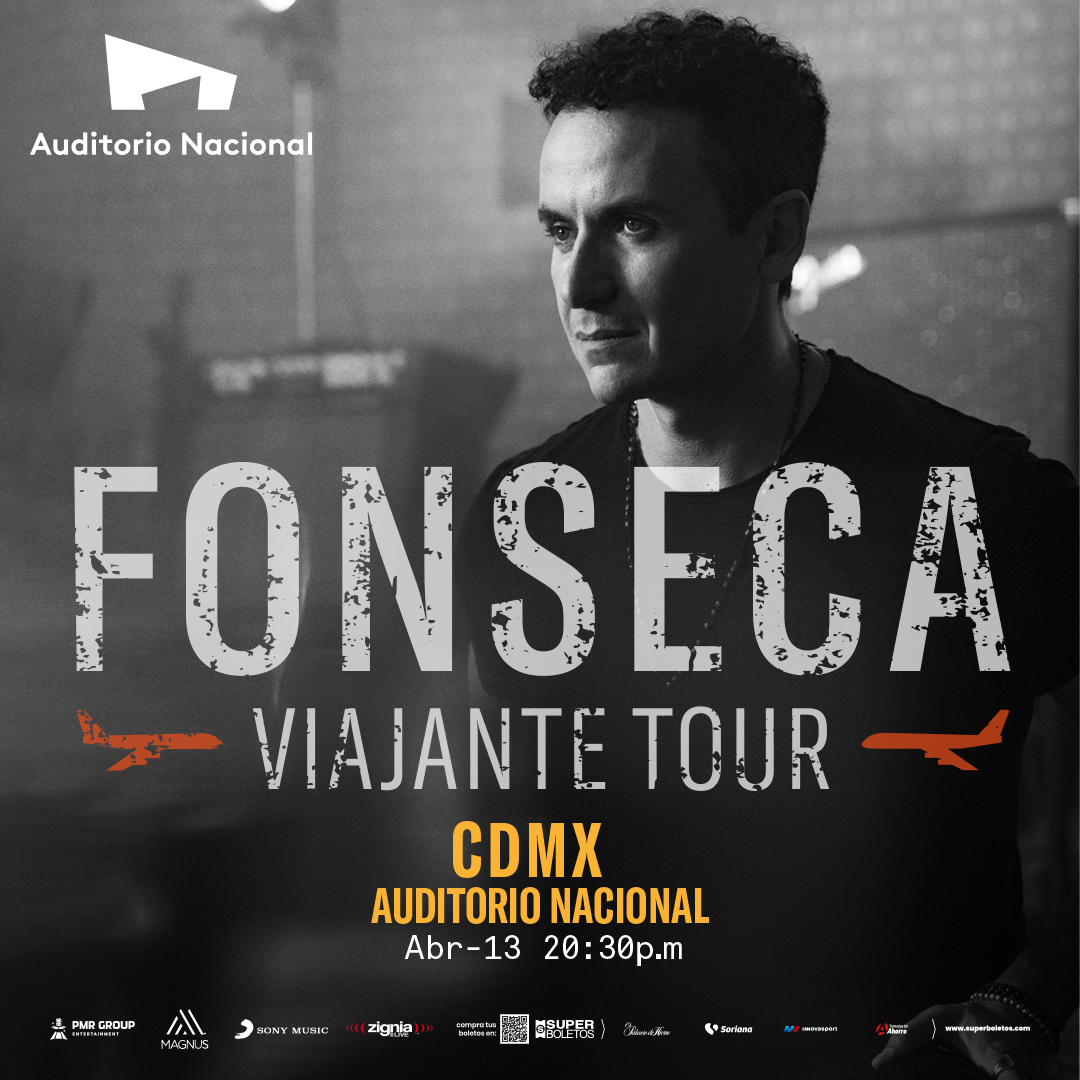 Fonseca llega con su “Viajante Tour” a México. RUIDO MAGAZINE