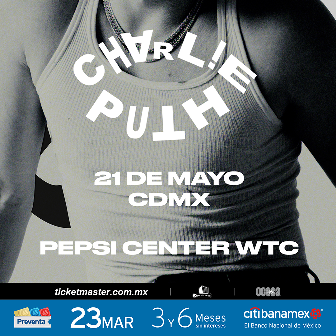 Charlie R Charlie Puth llega al Pepsi Center WTC – RUIDO MAGAZINE